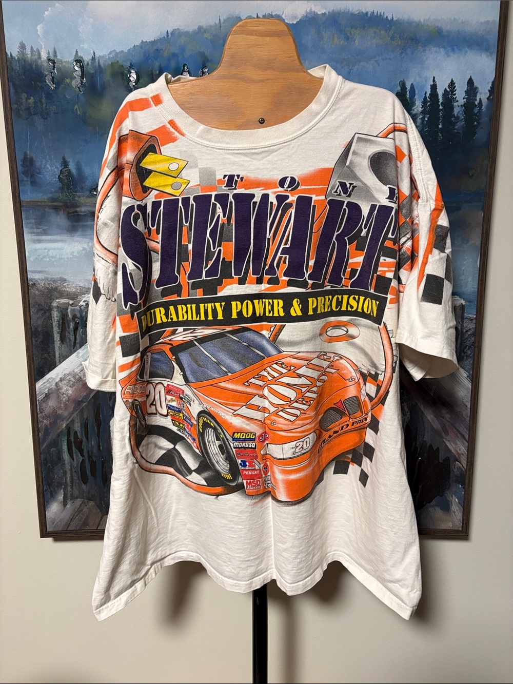 NASCAR Tony Stewart Home Depot Tshirt